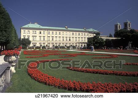 castle, Austria, Salzburg, Mirabell Gardens and Mirabell Palace in Salzburg. View Large Photo Image Stock Image - castle, Austria, Salzburg, Mirabell Gardens and Mirabell Palace in Salzburg.. Fotosearch
