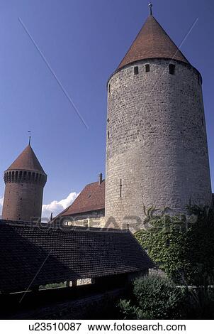 castle, Switzerland, Fribourg, Chateau de Chenaux in the village of Estavayer-le-Lac View Large Photo Image Stock Photo -  castle, Switzerland, Fribourg, Chateau de Chenaux in the village of Estavayer-le-Lac. Fotosearch
