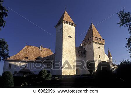 castle, Switzerland, Vaud, Chateau la Sarraz View Large Photo Image Stock Photography - castle, Switzerland, Vaud, Chateau la Sarraz. Fotosearch