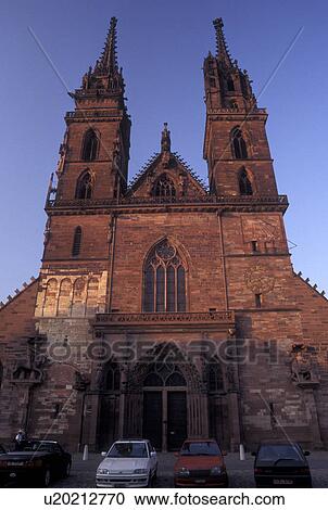 cathedral, Basel, Switzerland, Basle, 12th Century red sandstone Munster Cathedral in Basel-Stadt. View Large Photo Image Stock Image - cathedral, Basel, Switzerland, Basle, 12th Century red sandstone Munster Cathedral in Basel-Stadt.. Fotosearch