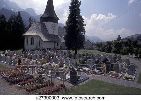 cemetery, Switzerland, Fribourg, Cemetery and church in the village of Rougemont in the Canton of Fribourg. View Large Photo Image Stock Image - cemetery, Switzerland, Fribourg, Cemetery and church in the village of Rougemont in the Canton of Fribourg.. Fotosearch