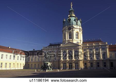 Picture -  Charlottenburg Castle, Berlin, Germany, Europe, Schloss Charlottenburg. Fotosearch