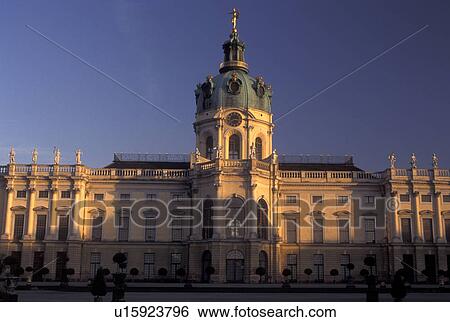 Stock Photograph -  Charlottenburg Castle, Berlin, Germany, Europe, Schloss Charlottenburg. Fotosearch