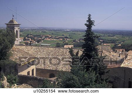 Chateau-Neuf-du-Pape, France, Vaucluse, Provence, Europe, Scenic view of the roof tops and village of Chateau-Neuf-du-Pape in Provence. View Large Photo Image Picture - Chateau-Neuf-du-Pape, France, Vaucluse, Provence, Europe, Scenic view of the roof tops and village of Chateau-Neuf-du-Pape in Provence.. Fotosearch