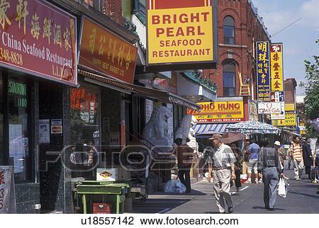 Chinatown, Toronto, Canada, Ontario, Shops and restaurants in Chinatown along Spadina Avenue in downtown Toronto. View Large Photo Image Stock Image - Chinatown, Toronto, Canada, Ontario, Shops and restaurants in Chinatown along Spadina Avenue in downtown Toronto. . Fotosearch