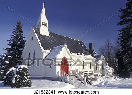 church, NH, New Hampshire, Lancaster, St. Paul Episcopal Church, White church with red doors in the winter View Large Photo Image Stock Image - church, NH, New Hampshire, Lancaster, St. Paul Episcopal Church, White church with red doors in the winter. Fotosearch