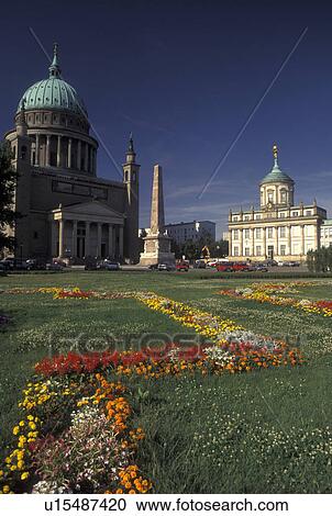 Stock Image -  church, Potsdam, Germany, Brandenburg, Europe, Nikolaikirche. Fotosearch