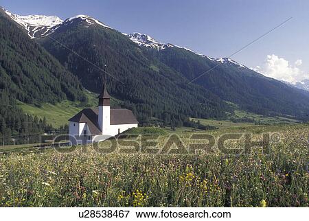 church, Switzerland, Valais, Alps, Church in Goms Valley in the Canton of Valais in the Swiss Alps in the summer. View Large Photo Image Stock Photo - church, Switzerland, Valais, Alps, Church in Goms Valley in the Canton of Valais in the Swiss Alps in the summer.. Fotosearch