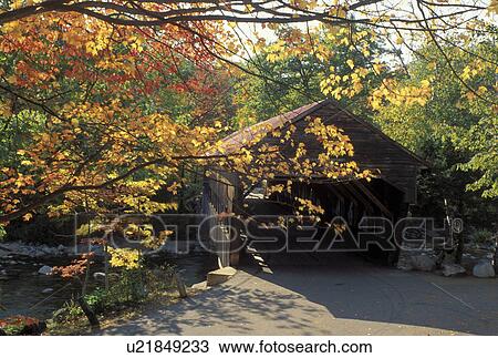 covered bridge, NH, New Hampshire, White Mountain National Forest, Albany covered bridge along the Scenic Kancamagus Highway in the White Mountain Nat'l Forest in autumn. View Large Photo Image Stock Image - covered bridge, NH, New Hampshire, White Mountain National Forest, Albany covered bridge along the Scenic Kancamagus Highway in the White Mountain Nat'l Forest in autumn.. Fotosearch
