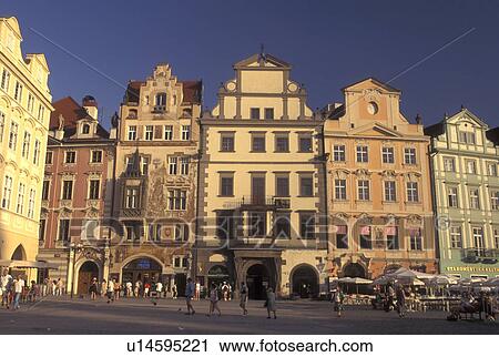 Czech Republic, Prague, Praha, Central Bohemia, Outdoor cafTs in Old Town Square in the city of Prague. View Large Photo Image Stock Image - Czech Republic, Prague, Praha, Central Bohemia, Outdoor cafTs in Old Town Square in the city of Prague.. Fotosearch
