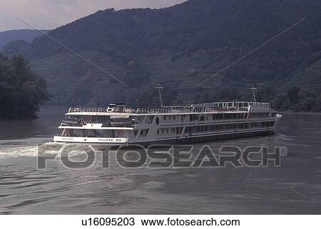 Danube River, Austria, The Danube Valley, Scenic excursion cruises up the Danube River in St. Michaels. View Large Photo Image Stock Image - Danube River, Austria, The Danube Valley, Scenic excursion cruises up the Danube River in St. Michaels.. Fotosearch