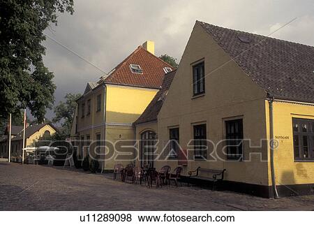 Denmark, Sjaelland, Scandinavia, Europe, Outdoor cafT in the town of Vallo. View Large Photo Image Stock Photo - Denmark, Sjaelland, Scandinavia, Europe, Outdoor cafT in the town of Vallo.. Fotosearch