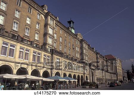 Stock Image -  Dresden, Germany, Sachen, Saxony, Europe, Downtown Dresden. Fotosearch