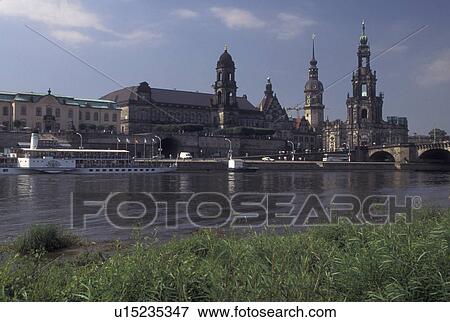 Dresden, Germany, Sachen, Saxony, Europe, The city of Dresden along the Elbe River. View Large Photo Image Stock Photo - Dresden, Germany, Sachen, Saxony, Europe, The city of Dresden along the Elbe River.. Fotosearch