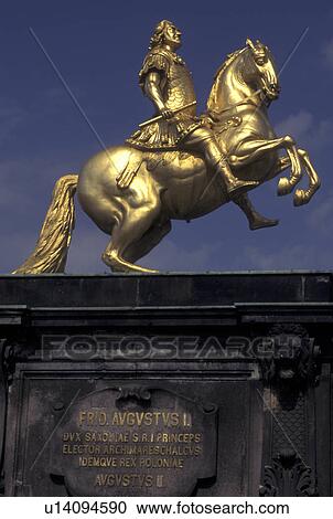Dresden, Neustadt, Germany, Sachen, Saxony, Europe, Goldener Reiter statue of Augustus the Strong in Neustadt. View Large Photo Image Stock Image - Dresden, Neustadt, Germany, Sachen, Saxony, Europe, Goldener Reiter statue of Augustus the Strong in Neustadt.. Fotosearch