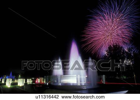 fireworks, Hull, Canada, Quebec, Firework display from the colorful water fountain outside the Casino de Hull in Hull. View Large Photo Image Stock Image - fireworks, Hull, Canada, Quebec, Firework display from the colorful water fountain outside the Casino de Hull in Hull.. Fotosearch