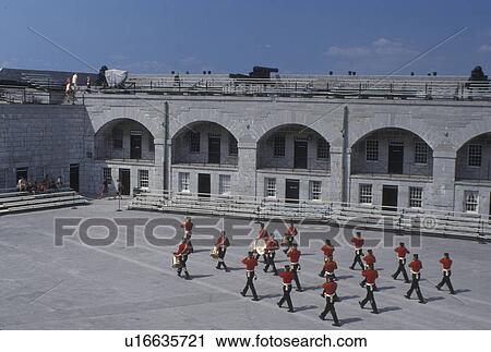 fort, Kingston, Canada, Ontario, The Garrison Parade at Fort Henry National Historic Site in Kingston. View Large Photo Image Stock Image - fort, Kingston, Canada, Ontario, The Garrison Parade at Fort Henry National Historic Site in Kingston.. Fotosearch