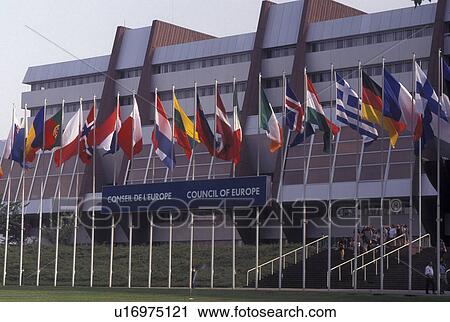 France, Alsace, Strasbourg, Bas-Rhin, Europe, wine region, Flags of the European counties fly outside the Council of Europe in the city of Strasbourg, the capital of Bas-Rhin, in the wine region of Alsace. View Large Photo Image Stock Image - France, Alsace, Strasbourg, Bas-Rhin, Europe, wine region, Flags of the European counties fly outside the Council of Europe in the city of Strasbourg, the capital of Bas-Rhin, in the wine region of Alsace.. Fotosearch