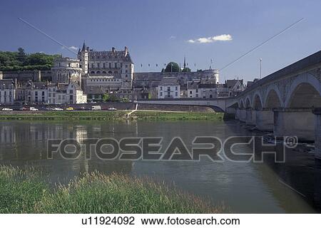 France, castle, Amboise, Loire Valley, Indre-et-Loire, Loire Castle Region, Europe, 15th century Chateau Amboise along the Loire River in the city of Amboise. View Large Photo Image Stock Image - France, castle, Amboise, Loire Valley, Indre-et-Loire, Loire Castle Region, Europe, 15th century Chateau Amboise along the Loire River in the city of Amboise.. Fotosearch