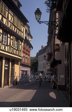 France, Colmar, Alsace, Haut-Rhin, Europe, wine region, Half-timbered buildings in the town of Colmar, capital of Haut-Rhin, in the wine region of Alsace. View Large Photo Image Stock Image - France, Colmar, Alsace, Haut-Rhin, Europe, wine region, Half-timbered buildings in the town of Colmar, capital of Haut-Rhin, in the wine region of Alsace.. Fotosearch