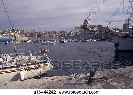 France, Marseille, Provence, Cote d' Azur, Bouche-du-Rhone, Marseilles, Europe, Vieux Port in the city of Marseille on the Mediterranean Sea. View Large Photo Image Stock Image - France, Marseille, Provence, Cote d' Azur, Bouche-du-Rhone, Marseilles, Europe, Vieux Port in the city of Marseille on the Mediterranean Sea.. Fotosearch