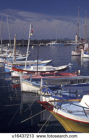 France, St. Raphael, fishing boats, harbor, Cote d' Azur, Provence, Var, Europe, Colorful fishing boats docked at the marina in the harbor of Saint Raphael on the Mediterranean Sea. View Large Photo Image Stock Image - France, St. Raphael, fishing boats, harbor, Cote d' Azur, Provence, Var, Europe, Colorful fishing boats docked at the marina in the harbor of Saint Raphael on the Mediterranean Sea.. Fotosearch