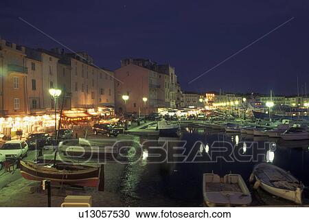 France, St. Tropez, Cote d' Azur, Provence, Var, Europe, View of the waterfront along the harbor of Saint Tropez in the evening on the Mediterranean Sea. View Large Photo Image Stock Image - France, St. Tropez, Cote d' Azur, Provence, Var, Europe, View of the waterfront along the harbor of Saint Tropez in the evening on the Mediterranean Sea.. Fotosearch