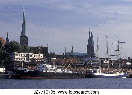 Germany, Lubeck, Schleswig-Holstein, Baltic Sea, Europe, Boats docked in the Hansahafen (harbor) in Lubeck. View Large Photo Image Stock Photography - Germany, Lubeck, Schleswig-Holstein, Baltic Sea, Europe, Boats docked in the Hansahafen (harbor) in Lubeck. . Fotosearch