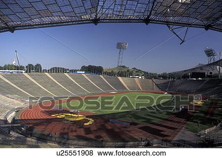 Germany, Munich, Bavaria, Munchen, Europe, Olympic Stadium at Olympia Park View Large Photo Image Stock Photo - Germany, Munich, Bavaria, Munchen, Europe, Olympic Stadium at Olympia Park. Fotosearch