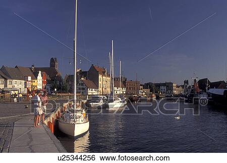 Germany, Wismar, Europe, Mecklenburg-Pomerania, Baltic Sea, Boats docked in the harbor along the Baltic Sea in Wismar. View Large Photo Image Stock Photograph - Germany, Wismar, Europe, Mecklenburg-Pomerania, Baltic Sea, Boats docked in the harbor along the Baltic Sea in Wismar.. Fotosearch