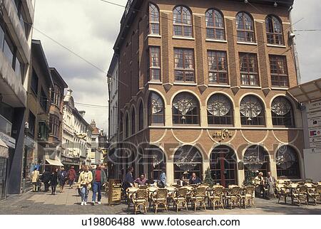 Ghent, Gent, Belgium, Oost-Vlaanderen, Europe, Outdoor cafT in downtown Gent View Large Photo Image Stock Photo - Ghent, Gent, Belgium, Oost-Vlaanderen, Europe, Outdoor cafT in downtown Gent. Fotosearch