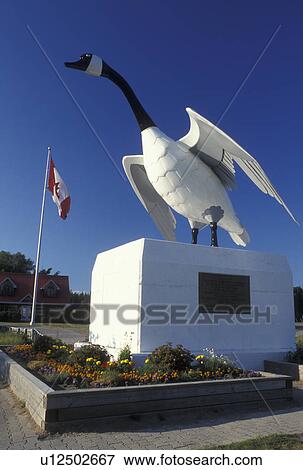 goose, Canada, Wawa, Ontario, Statue of Canadian wild goose at the Wawa Visitor Center in Ontario. View Large Photo Image Stock Photo - goose, Canada, Wawa, Ontario, Statue of Canadian wild goose at the Wawa Visitor Center in Ontario.. Fotosearch
