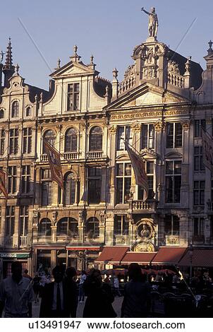 Grand Place, Brussels, Bruxelles, Belgium, Europe, Grand-Place (Grote Markt) in downtown Brussels. View Large Photo Image Stock Photo - Grand Place, Brussels, Bruxelles, Belgium, Europe, Grand-Place (Grote Markt) in downtown Brussels.. Fotosearch