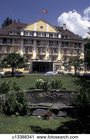 Gstaad, hotel, Switzerland, Berne, Bern, The Hotel Bellevue in Gstaad in the Bernese Oberland. View Large Photo Image Stock Image - Gstaad, hotel, Switzerland, Berne, Bern, The Hotel Bellevue in Gstaad in the Bernese Oberland.. Fotosearch