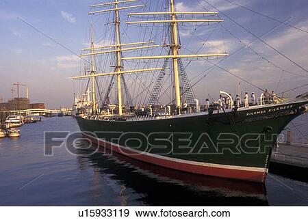 Hamburg, port, Germany, Elbe River, North Sea, Europe, Tall ship docked in Hamburg and St. Pauli's Harbor along the Elbe River View Large Photo Image Stock Photo - Hamburg, port, Germany, Elbe River, North Sea, Europe, Tall ship docked in Hamburg and St. Pauli's Harbor along the Elbe River. Fotosearch