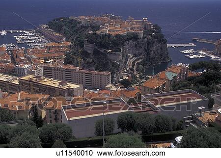 harbor, Monaco, Aerial view of Monaco Harbor in the district of La Condamine in the Principality of Monaco along the Mediterranean Sea View Large Photo Image Stock Image - harbor, Monaco, Aerial view of Monaco Harbor in the district of La Condamine in the Principality of Monaco along the Mediterranean Sea . Fotosearch