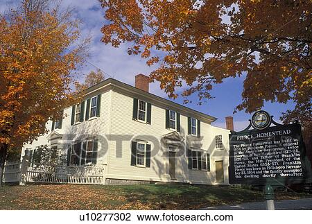 Hillsborough, NH, New Hampshire, Franklin Pierce Homestead National Historic Landmark in the fall in Hillsborough. View Large Photo Image Stock Image - Hillsborough, NH, New Hampshire, Franklin Pierce Homestead National Historic Landmark in the fall in Hillsborough.. Fotosearch