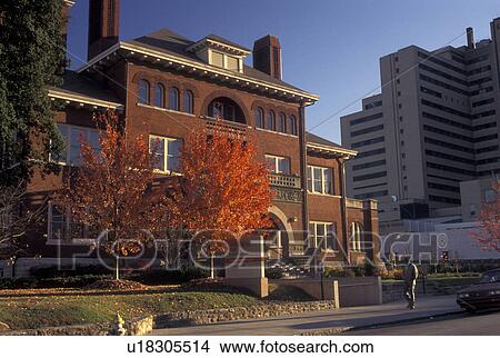 Picture -  hospital, Atlanta, GA, Georgia, Georgia Hall at Grady Memorial Hospital in downtown Atlanta.. Fotosearch