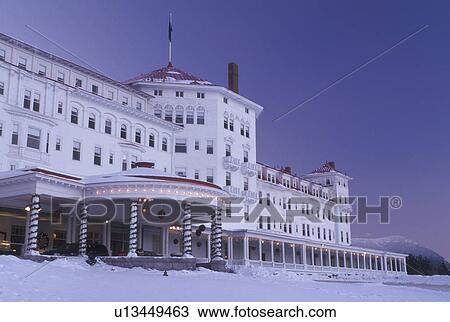 hotel, Bretton Woods, NH, New Hampshire, Historic Mount Washington Hotel & Resort in the winter in Bretton Woods. View Large Photo Image Stock Image - hotel, Bretton Woods, NH, New Hampshire, Historic Mount Washington Hotel & Resort in the winter in Bretton Woods.. Fotosearch