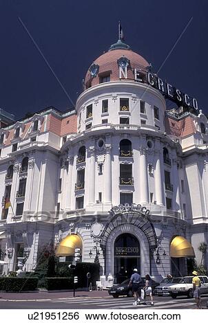 hotel, France, Nice, Cote d' Azur, Provence, Alpes-Maritimes, Europe, Hotel Negresco along the Promenade des Anglais in the city of Nice. View Large Photo Image Stock Photograph - hotel, France, Nice, Cote d' Azur, Provence, Alpes-Maritimes, Europe, Hotel Negresco along the Promenade des Anglais in the city of Nice.. Fotosearch