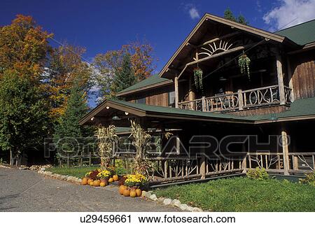hotel, resort, Lake Placid, NY, The Adirondacks, New York, Lake Placid Lodge in the autumn. View Large Photo Image Stock Image - hotel, resort, Lake Placid, NY, The Adirondacks, New York, Lake Placid Lodge in the autumn.. Fotosearch