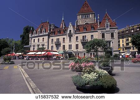 hotel, Switzerland, Lausanne, Ouchy, Vaud, Chateau d' Ouchy View Large Photo Image Stock Image - hotel, Switzerland, Lausanne, Ouchy, Vaud, Chateau d' Ouchy. Fotosearch