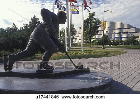 Hull, Canada, Quebec, Statue of ice hockey star Maurice Richard near the Canadian Museum of Civilization in Hull. View Large Photo Image Stock Photograph - Hull, Canada, Quebec, Statue of ice hockey star Maurice Richard near the Canadian Museum of Civilization in Hull.. Fotosearch