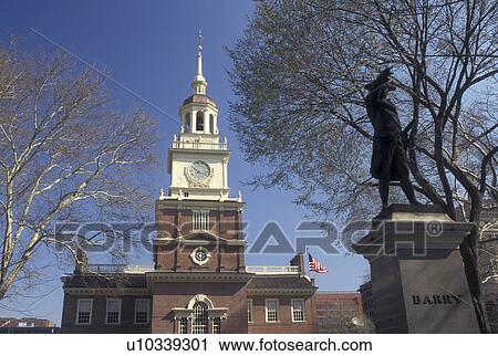 Independence Hall, Philadelphia, Pennsylvania, PA, Statue of George Washington outside Independence Hall at Independence National Historical Park in downtown Philadelphia. View Large Photo Image Stock Image - Independence Hall, Philadelphia, Pennsylvania, PA, Statue of George Washington outside Independence Hall at Independence National Historical Park in downtown Philadelphia.. Fotosearch