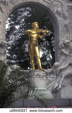 Johann Strauss, Vienna, Austria, Wien, Johann Strauss Monument in the City Park in Vienna View Large Photo Image Stock Image - Johann Strauss, Vienna, Austria, Wien, Johann Strauss Monument in the City Park in Vienna. Fotosearch