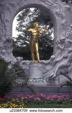 Johann Strauss, Vienna, Austria, Wien, Johann Strauss Monument in the City Park in Vienna View Large Photo Image Stock Photo - Johann Strauss, Vienna, Austria, Wien, Johann Strauss Monument in the City Park in Vienna. Fotosearch
