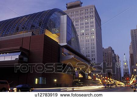 Kimmel Center, PA, Philadelphia, Pennsylvania, The Kimmel Center for the Performing Arts along Broad Street in downtown Philadelphia in the evening. View Large Photo Image Stock Photo - Kimmel Center, PA, Philadelphia, Pennsylvania, The Kimmel Center for the Performing Arts along Broad Street in downtown Philadelphia in the evening.. Fotosearch