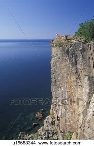 Lake Superior, North Shore Drive, Silver Bay, MN, Minnesota, Palisade Head along the north shore of Lake Superior in Silver Bay. View Large Photo Image Picture - Lake Superior, North Shore Drive, Silver Bay, MN, Minnesota, Palisade Head along the north shore of Lake Superior in Silver Bay.. Fotosearch