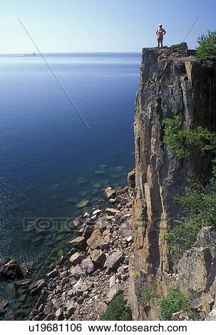 Lake Superior, Silver Bay, MN, North Shore Drive, Minnesota, Palisade Head along the north shore of Lake Superior in Silver Bay. View Large Photo Image Stock Photograph - Lake Superior, Silver Bay, MN, North Shore Drive, Minnesota, Palisade Head along the north shore of Lake Superior in Silver Bay.. Fotosearch