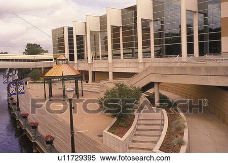 Lansing, MI, Michigan, Lansing Center at Riverfront Plaza in downtown Lansing. View Large Photo Image Stock Photography - Lansing, MI, Michigan, Lansing Center at Riverfront Plaza in downtown Lansing.. Fotosearch